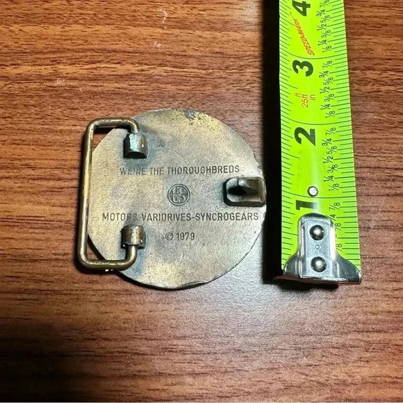 U.S. Electrical Motors Since 1908 Motors Varidrives-Syncrogears 1979 Belt Buckle - Picture 6 of 8